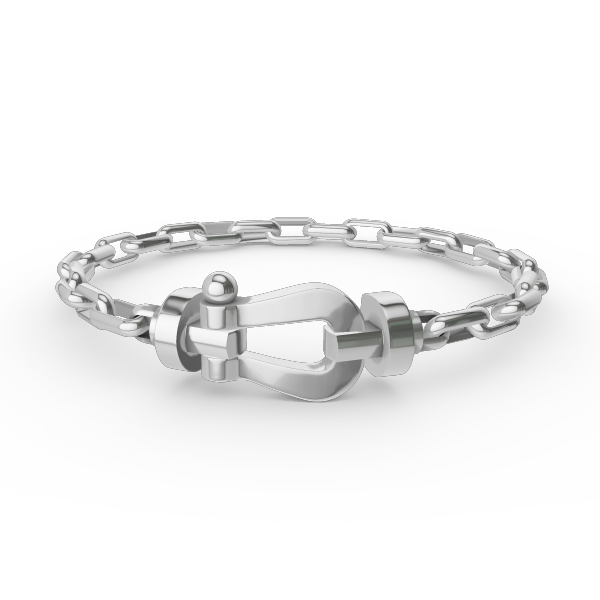 [Lumina]FORCE LARGE HORSESHOE CLASP  METAL BRACELET