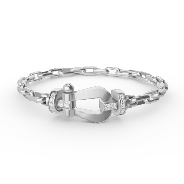 [Lumina]FORCE LARGE HORSESHOE CLASP  METAL BRACELET