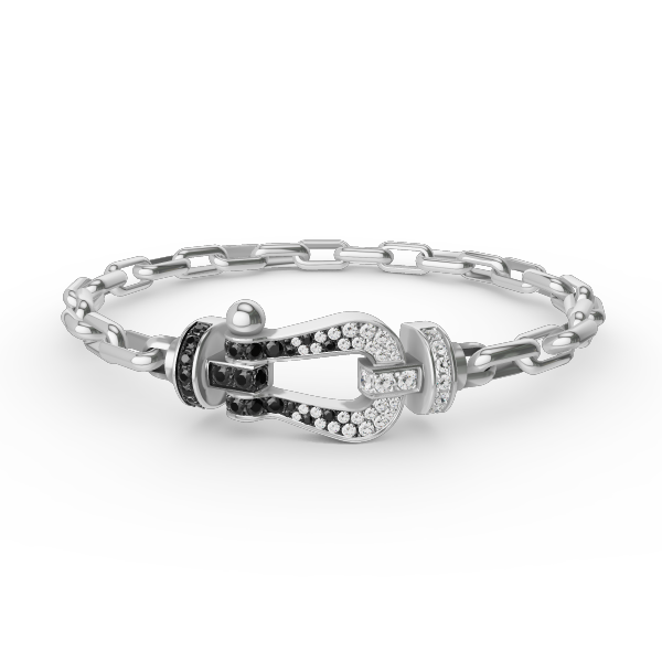 [Lumina]FORCE LARGE HORSESHOE CLASP  METAL BRACELET