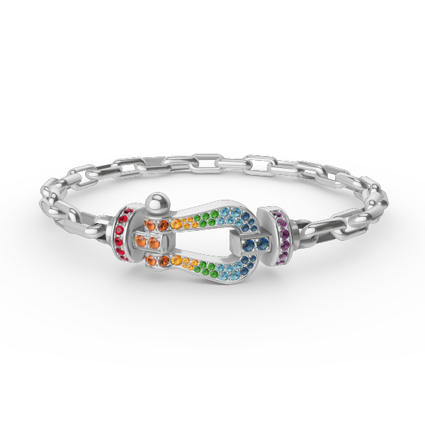 [Lumina]FORCE LARGE HORSESHOE CLASP  METAL BRACELET