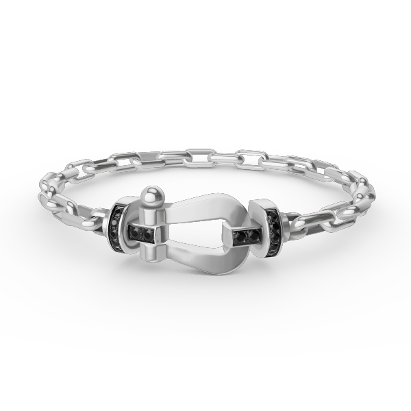 [Lumina]FORCE LARGE HORSESHOE CLASP  METAL BRACELET