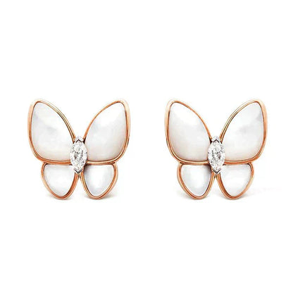 [Lumina]BUTTERFLY MOP DIAMOND EARRINGS