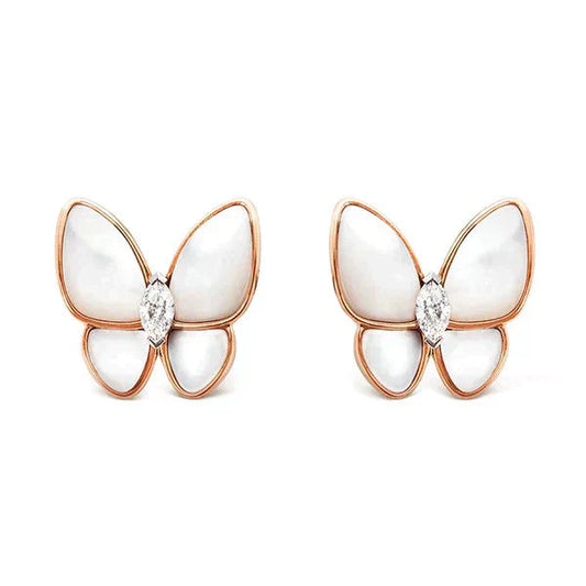 [Lumina]BUTTERFLY MOP DIAMOND EARRINGS