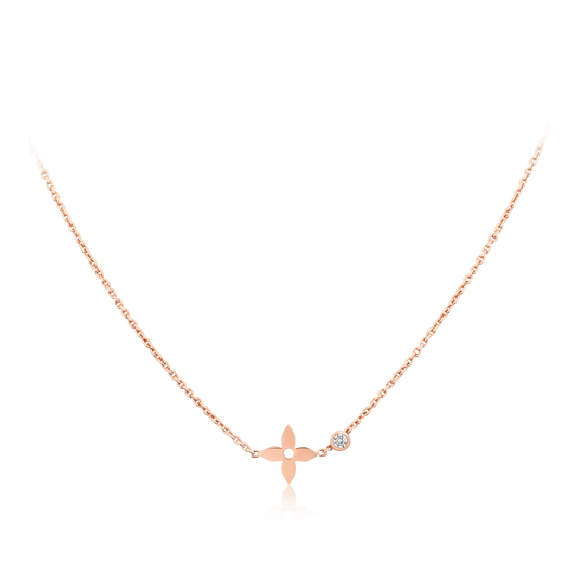 [Lumina]BLOSSOM PENDANT PINK GOLD AND DIAMOND