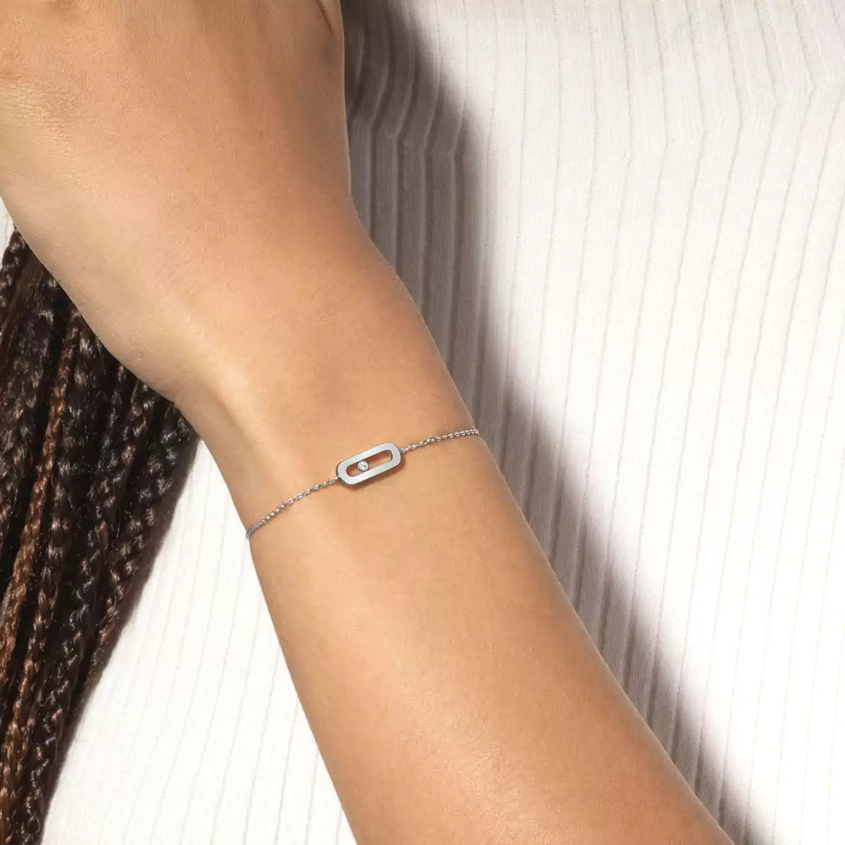 [Lumina]Move Uno Diamond Bracelet