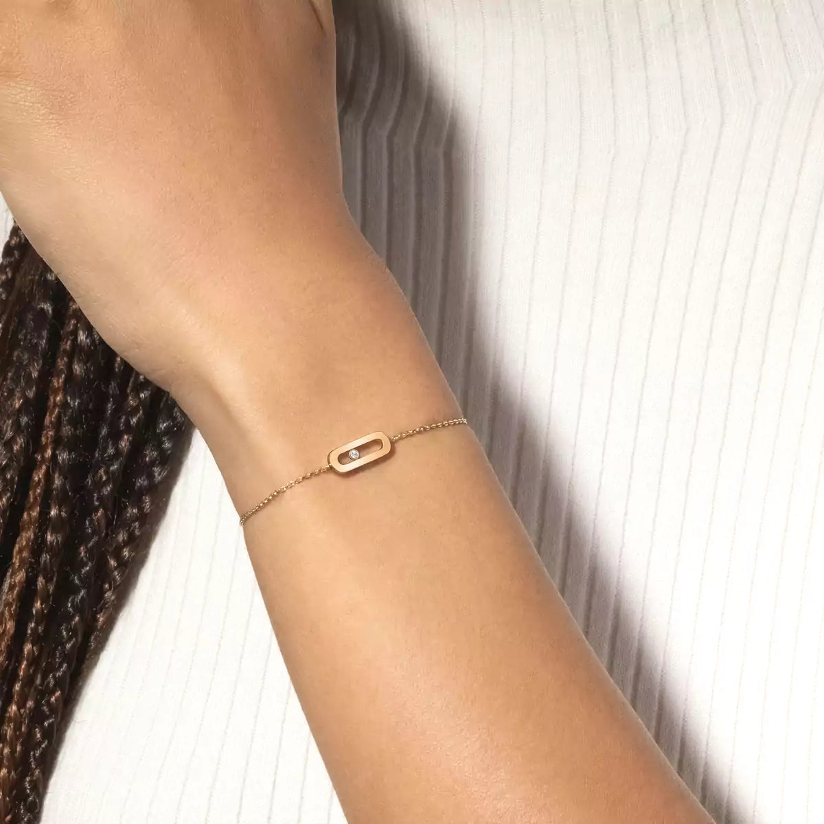 [Lumina]Move Uno Diamond Bracelet