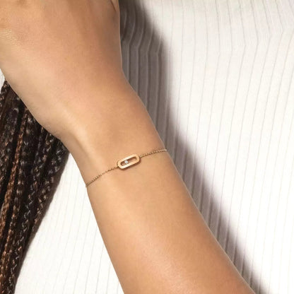 [Lumina]Move Uno Diamond Bracelet