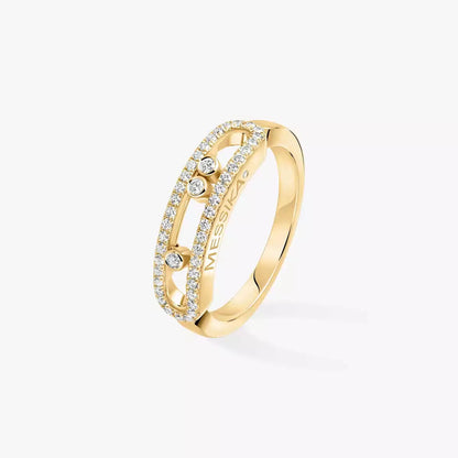 [Lumina] Baby Move Gold Diamond Pave_ Ring