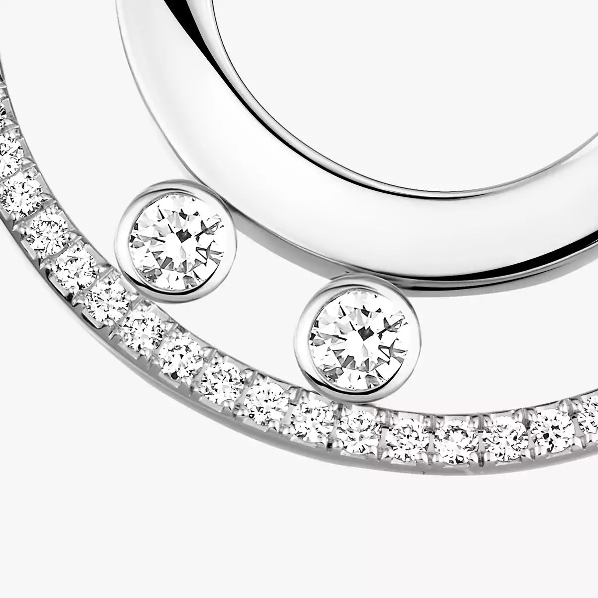 [Lumina]Move Romane Small Diamond Hoop Earrings