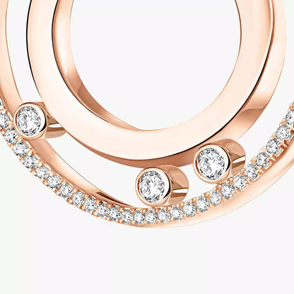 [Lumina]Move Romane Small Diamond Hoop Earrings