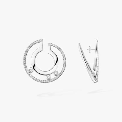 [Lumina]Move Romane Small Diamond Hoop Earrings