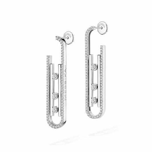 [Lumina]Diamond Pendant Earrings Move 10Th