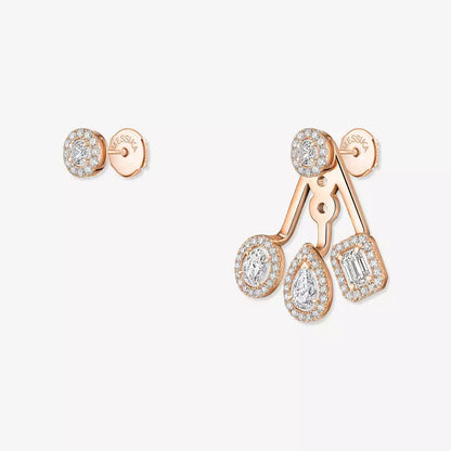 [Lumina] My Twin Trio  Diamond Earrings