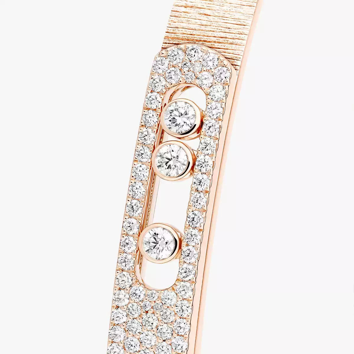 [Lumina]Move Noa Ciselé half pavé bangle