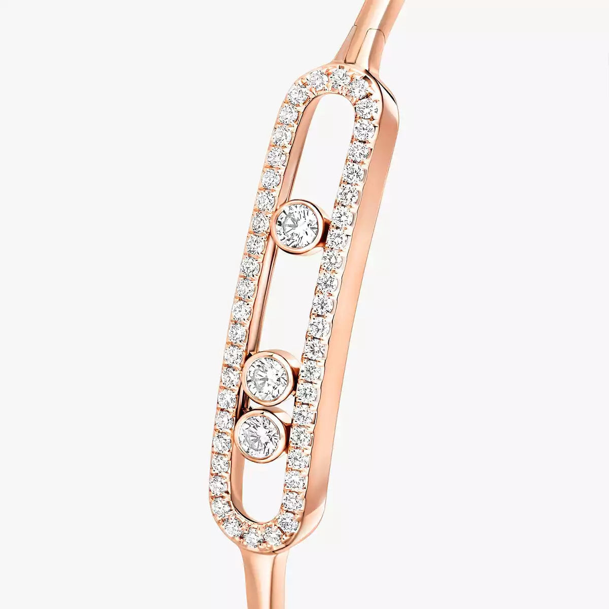 [Lumina]Move Pavé Diamond Bangle Bracelet M