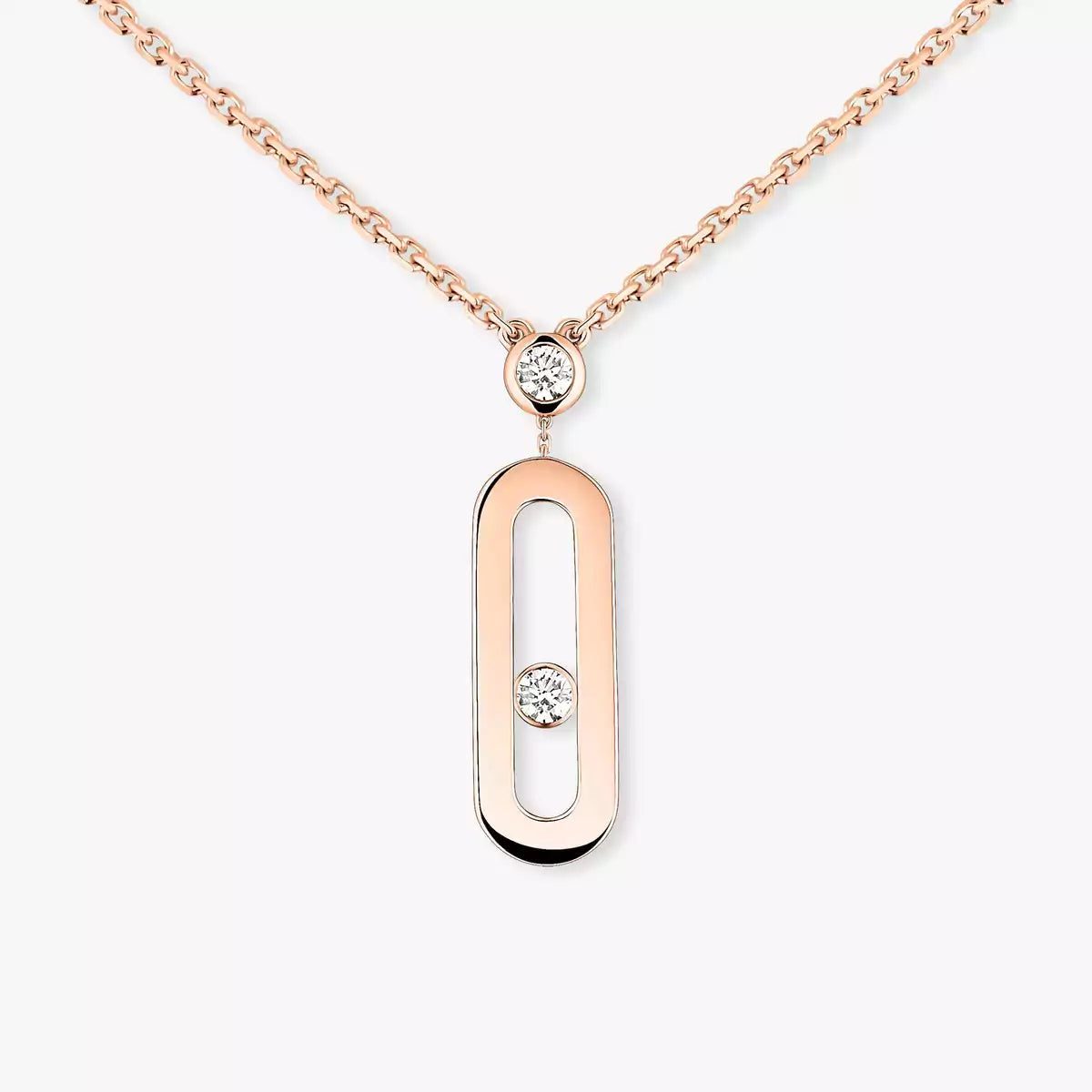 [Lumina] Move Uno Gold Diamond Long Necklace