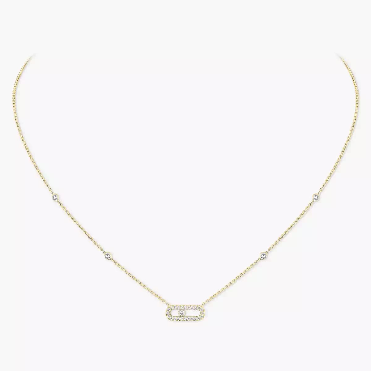 [Lumina]Diamond Necklace Move Uno