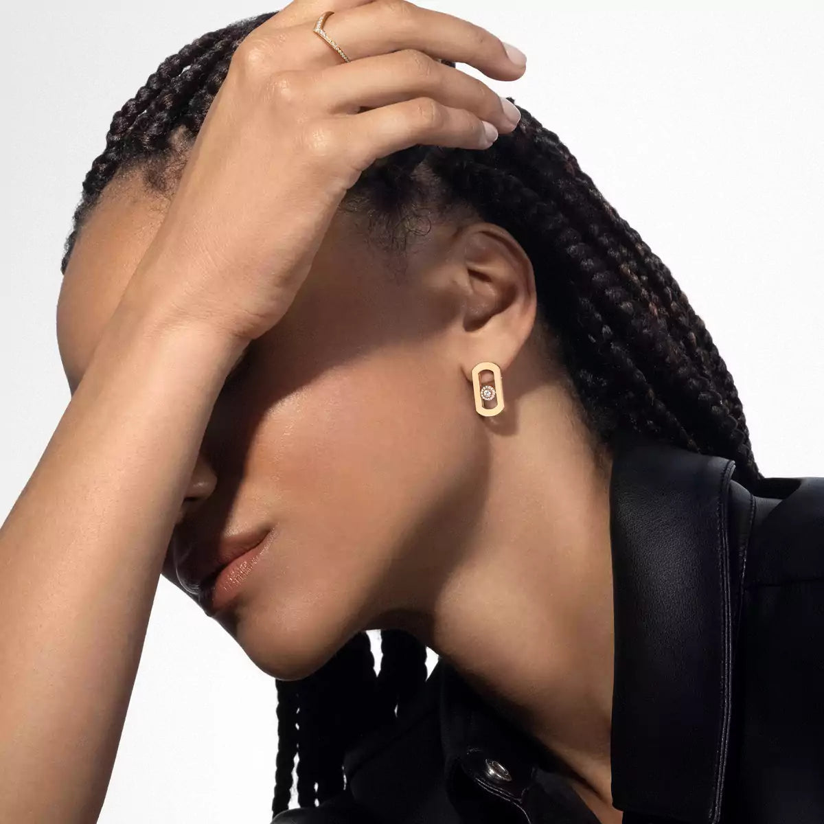 [Lumina]So Move Diamond Earrings in Yellow Gold