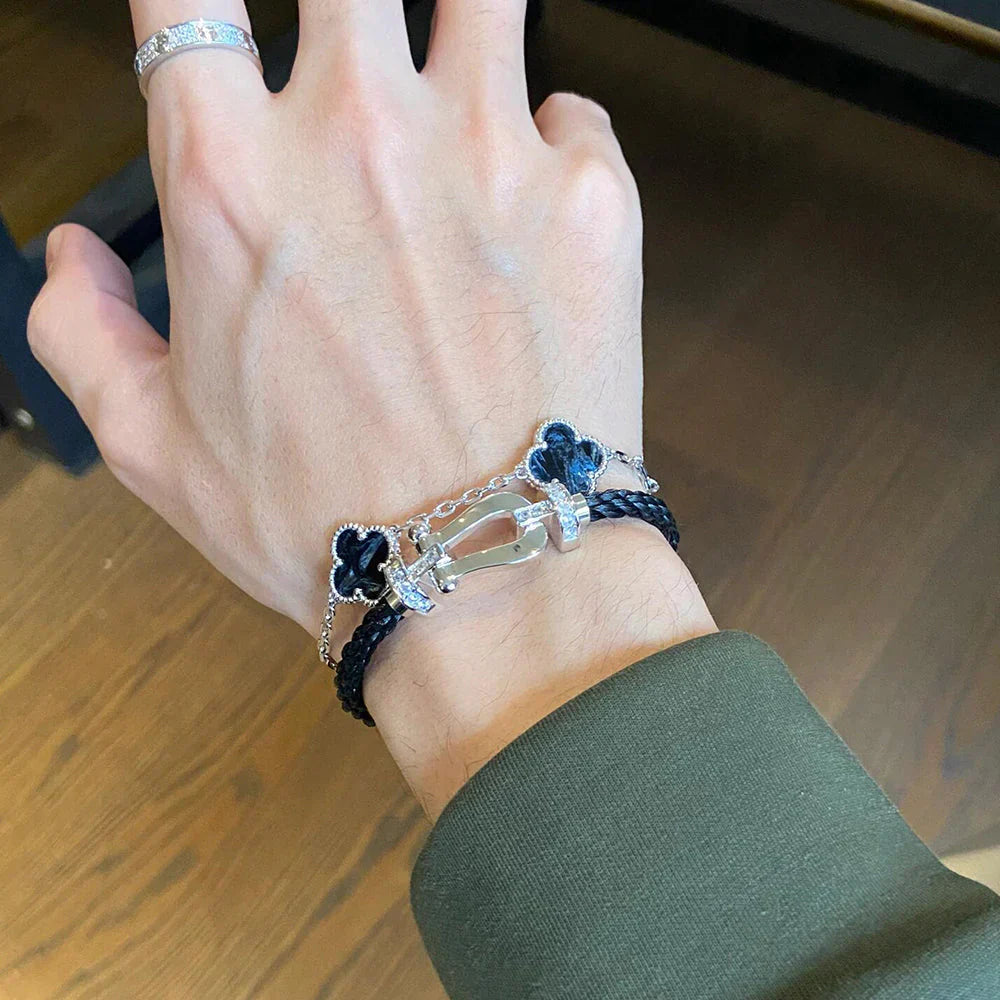 [Lumina]CLOVER 5 MOTIF PIETERSITE BRACELET COLLECTION