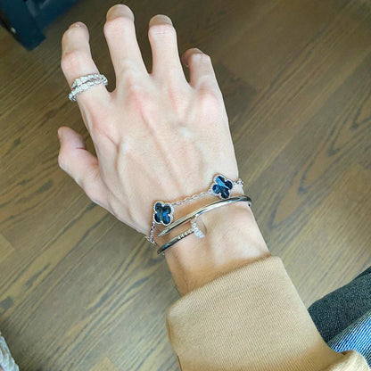 [Lumina]CLOVER 5 MOTIF PIETERSITE BRACELET COLLECTION