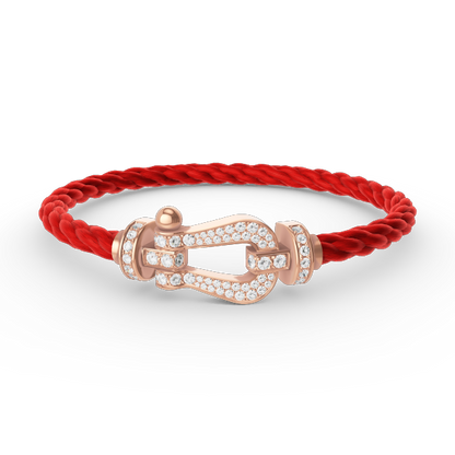 [Lumina]FORCE LARGE HORSESHOE FULL DIAMOND BRACELET Lumina GOLD