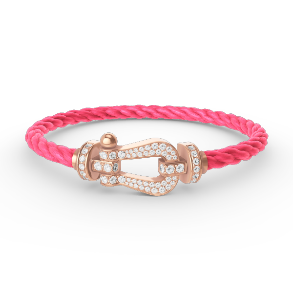 [Lumina]FORCE LARGE HORSESHOE FULL DIAMOND BRACELET Lumina GOLD