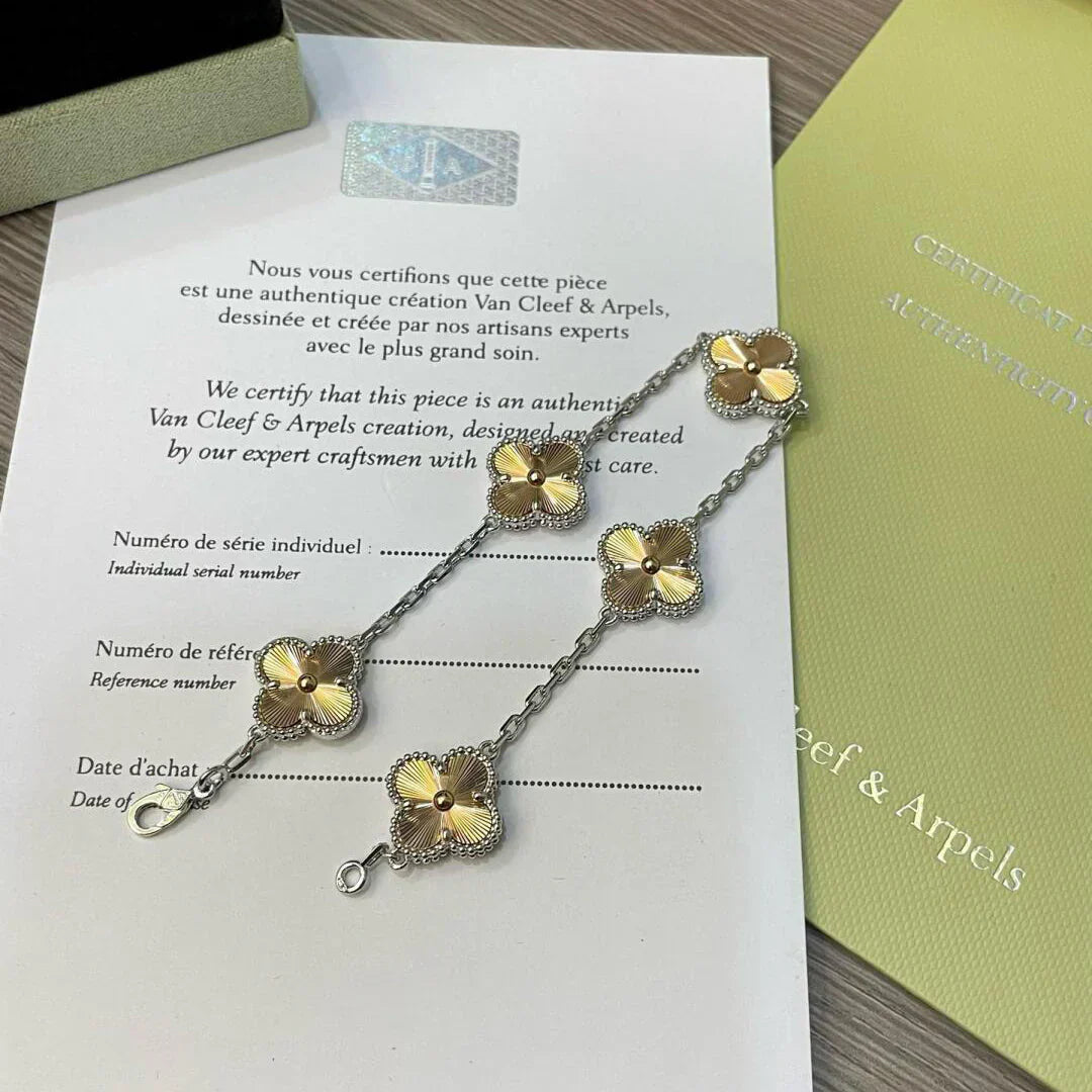 [Lumina] CLOVER 5 MOTIF LASER BRACELET COLLECTION