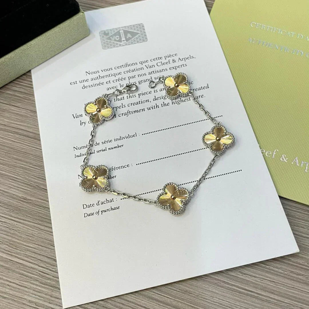 [Lumina] CLOVER 5 MOTIF LASER BRACELET COLLECTION