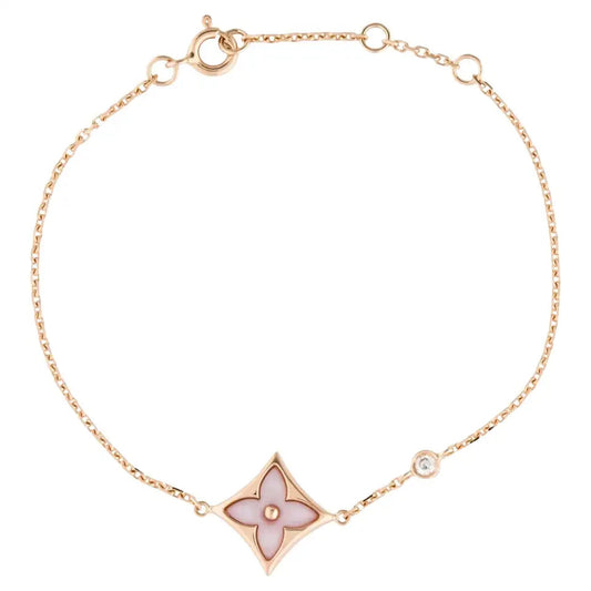 [Lumina]STAR 1 DIAMOND PINK GOLD BRACELET