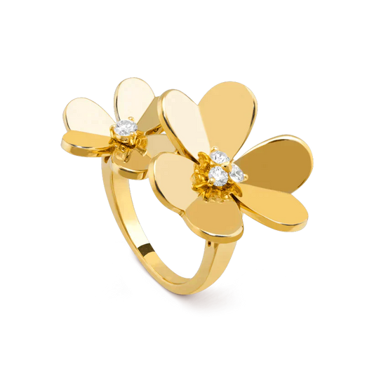 [Lumina]CLOVER COMOS GOLD DIAMOND RING