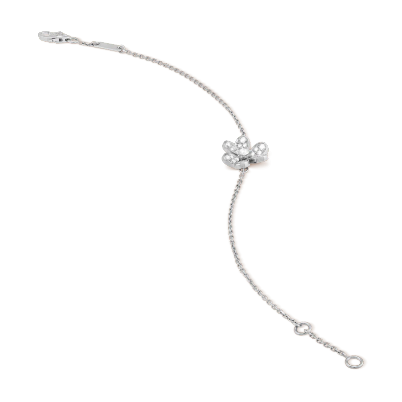 [Lumina]FRIVOLE SILVER FLOWER DIAMOND BRACELET