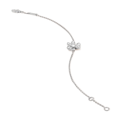 [Lumina]FRIVOLE SILVER FLOWER DIAMOND BRACELET