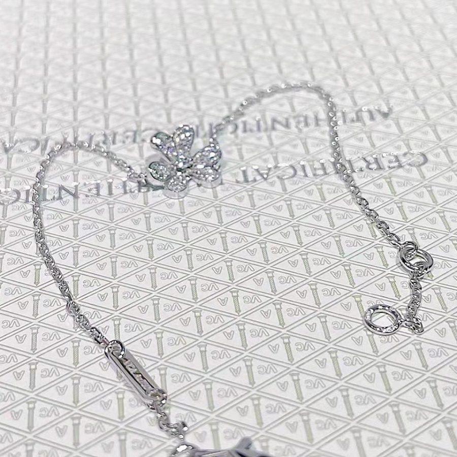 [Lumina]FRIVOLE SILVER FLOWER DIAMOND BRACELET