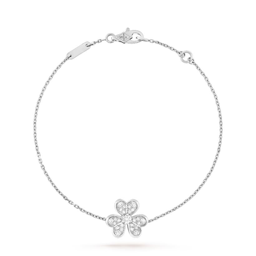 [Lumina]FRIVOLE SILVER FLOWER DIAMOND BRACELET