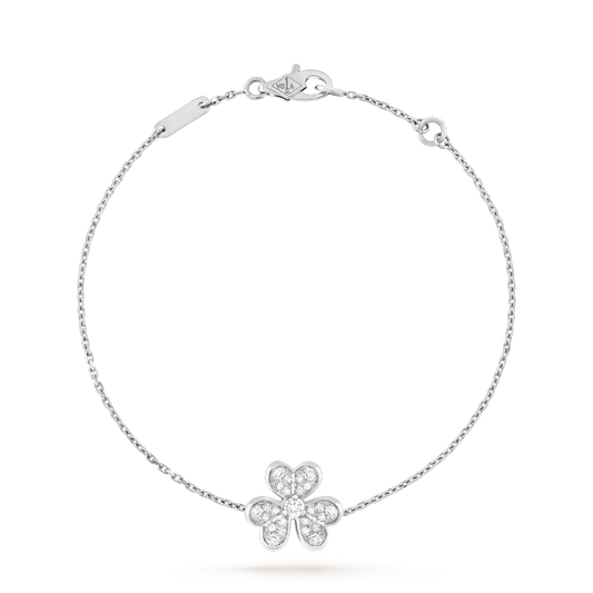[Lumina]FRIVOLE SILVER FLOWER DIAMOND BRACELET