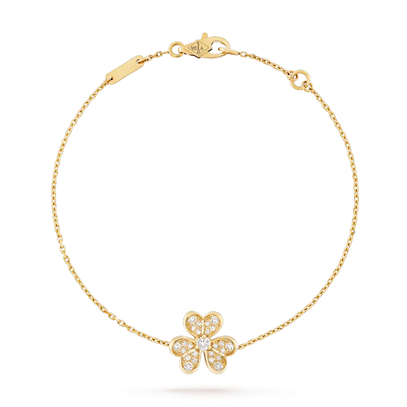 [Lumina]FRIVOLE GOLD FLOWER DIAMOND BRACELET