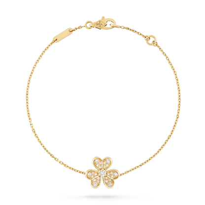 [Lumina]FRIVOLE GOLD FLOWER DIAMOND BRACELET