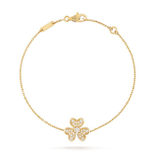 [Lumina]FRIVOLE GOLD FLOWER DIAMOND BRACELET