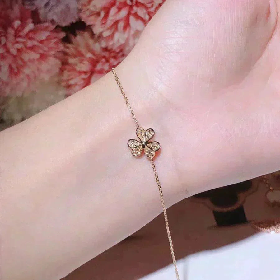 [Lumina]FRIVOLE GOLD FLOWER DIAMOND BRACELET