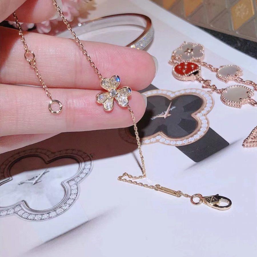 [Lumina]FRIVOLE GOLD FLOWER DIAMOND BRACELET