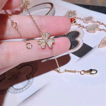 [Lumina]FRIVOLE GOLD FLOWER DIAMOND BRACELET