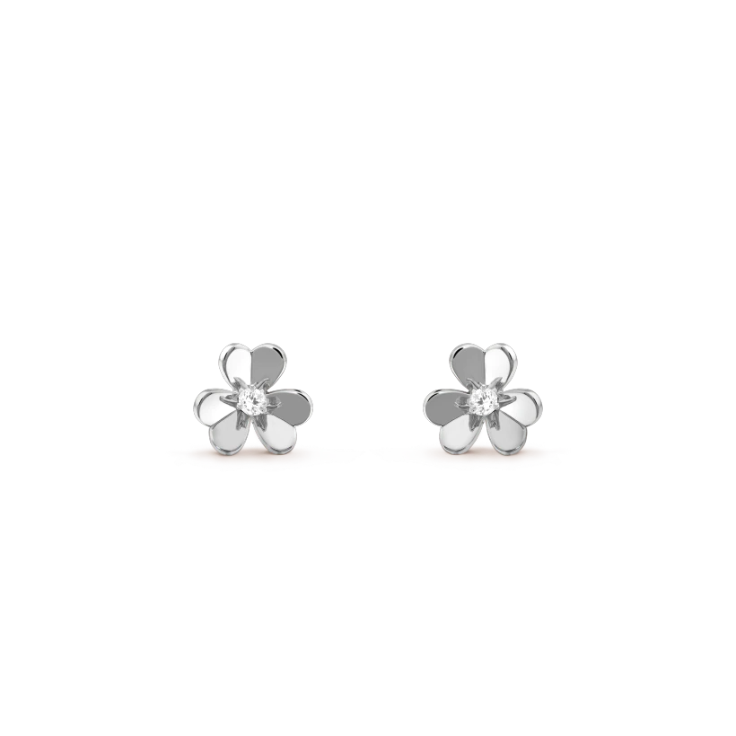 [Lumina]FRIVOLE MINI SILVER FLOWER EARRINGS