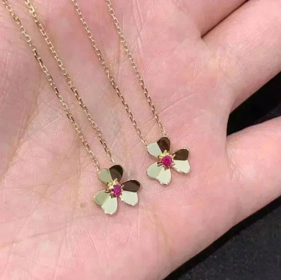 [Lumina]FRIVOLE GOLD FLOWER NECKLACE