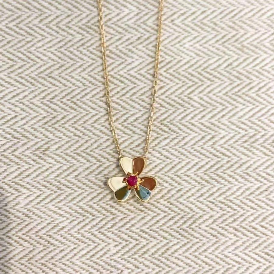 [Lumina]FRIVOLE GOLD FLOWER NECKLACE