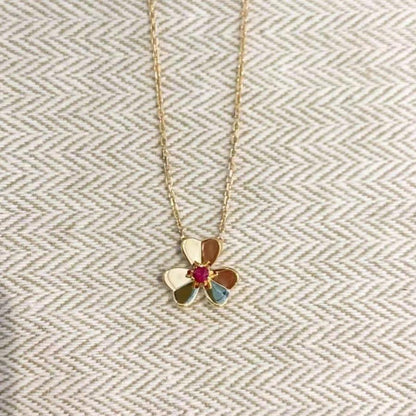 [Lumina]FRIVOLE GOLD FLOWER NECKLACE
