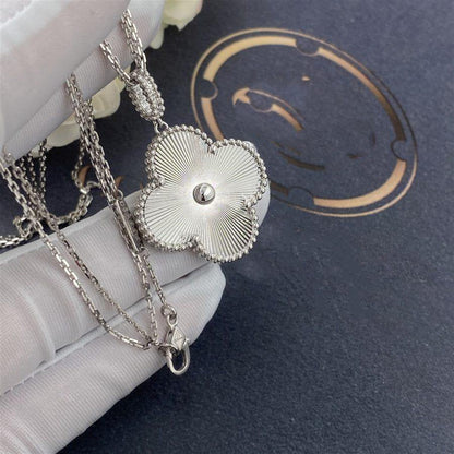 [Lumina]CLOVER 25MM SILVER BIG CLOVER NECKLACE