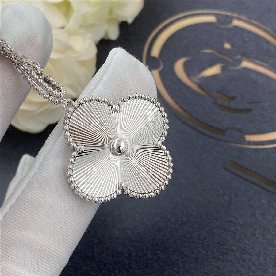 [Lumina]CLOVER 25MM SILVER BIG CLOVER NECKLACE