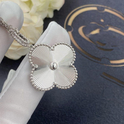 [Lumina]CLOVER 25MM SILVER BIG CLOVER NECKLACE