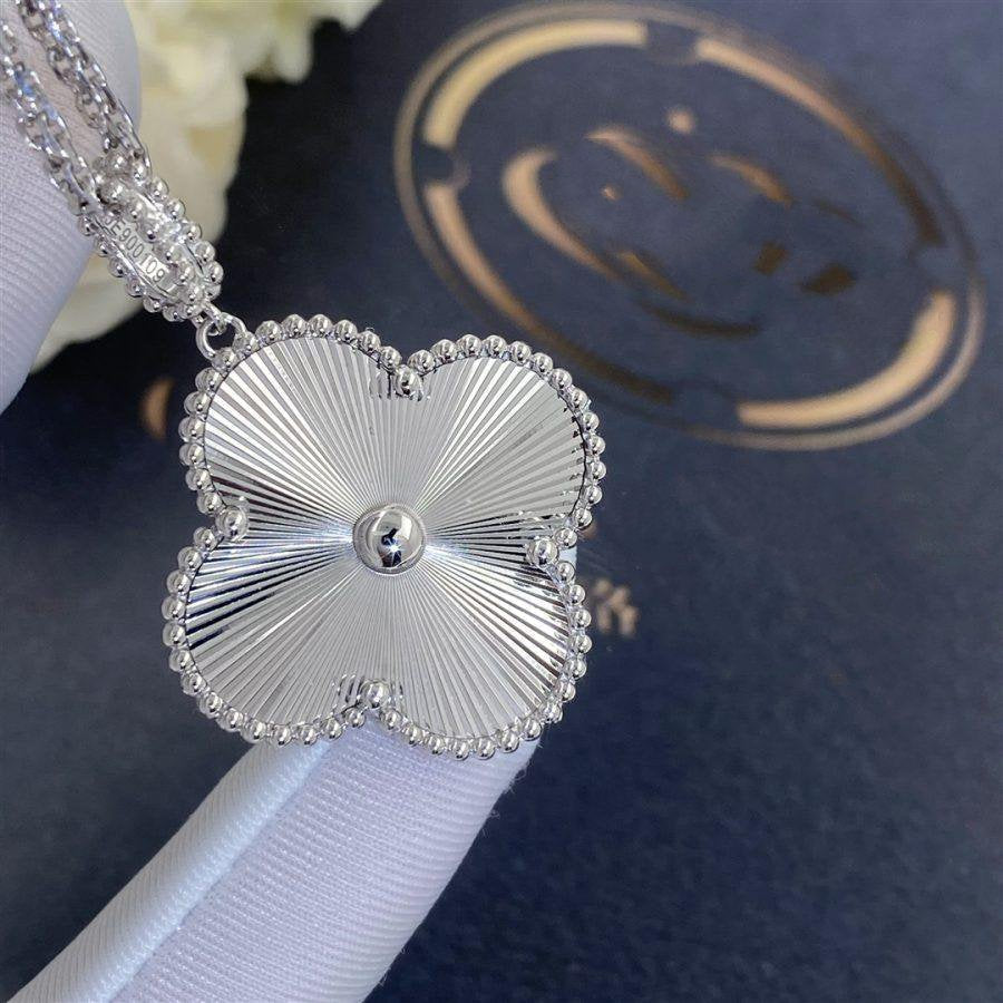[Lumina]CLOVER 25MM SILVER BIG CLOVER NECKLACE