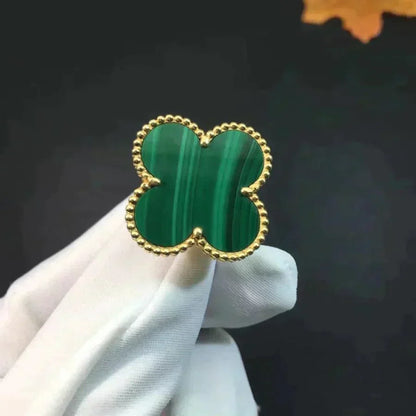 [Lumina]CLOVER MALACHITE RING
